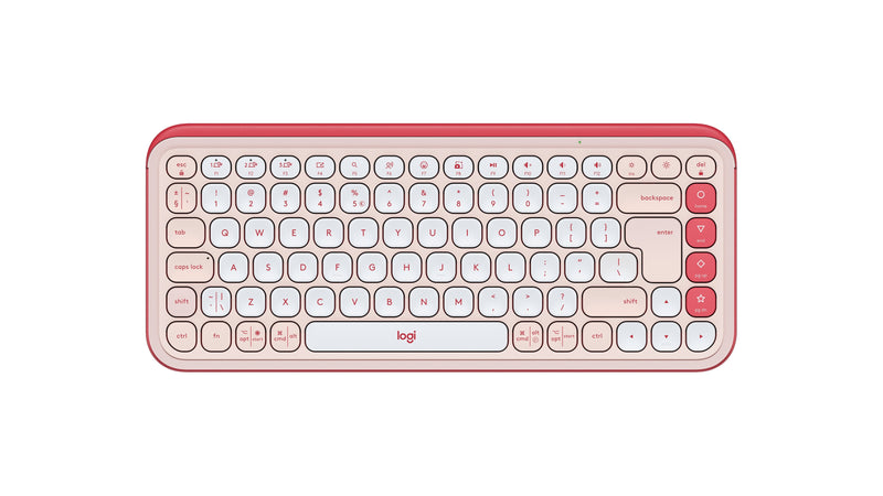 Logitech Keyboard English Pop Icon Keys Pink