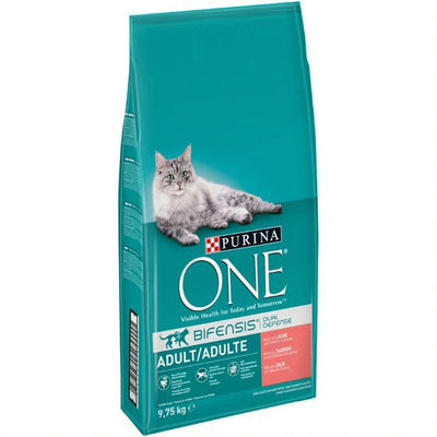 Purina One Adult Cat Salmon 9,75KG — image 1