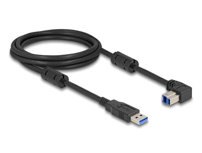 Delock USB 5Gbps Cable Type a Connector Male a Type B Connector Male 90° Abajo Angulado 2M — image 1