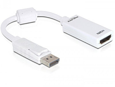 Delock Adapter DisplayPort - HDMI M/H White — image 1