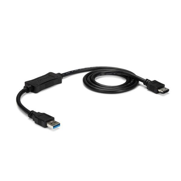 StarTech.com Cable 91CM Adapter USB 3.0A ESATA Hard Drive Or SSD SATA 6Gbps Controlador Almacenamiento ESATA 6