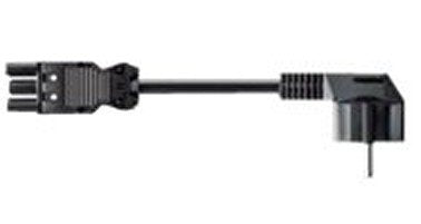 Bachmann H05VV-F 3G 1.5MM² 1.5M Black CEE7/4 GST18/3