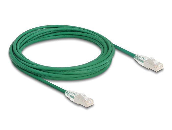 Delock RJ45 Network Cable CAT.6A Male a Stecke U/FTP Slim 5M Green