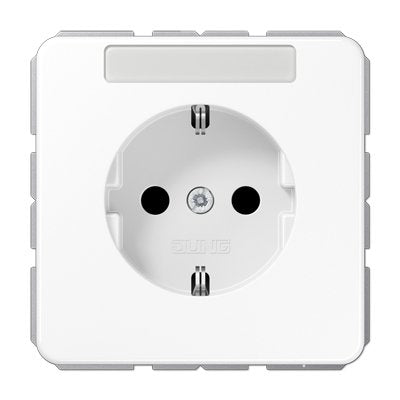 Jung CD1520NAWW Schuko Socket Power With Schriftf. — image 1