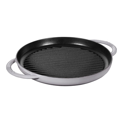 Staub Frying Pan Grill Inducción Redonda 30CM Grey Graphite — image 1