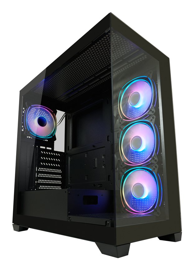 Lc-power LC-715B-ON Housing Computer Midi Tower Black