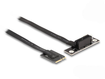 Delock 64217 Adapter M.2 Clave a + And a PCIE X1 NVMe Ángulo With Cable 20CM — image 1