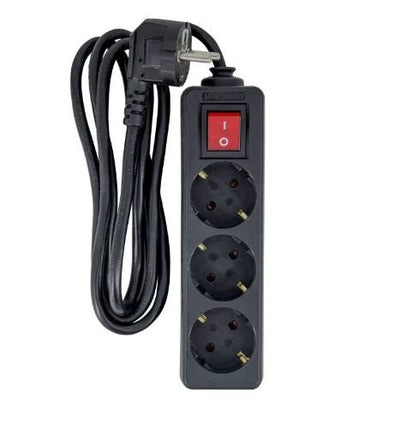 Microconnect MC-GRU0035BS Base Múltiple 5M 3 Salidas AC Indoor Black — image 1