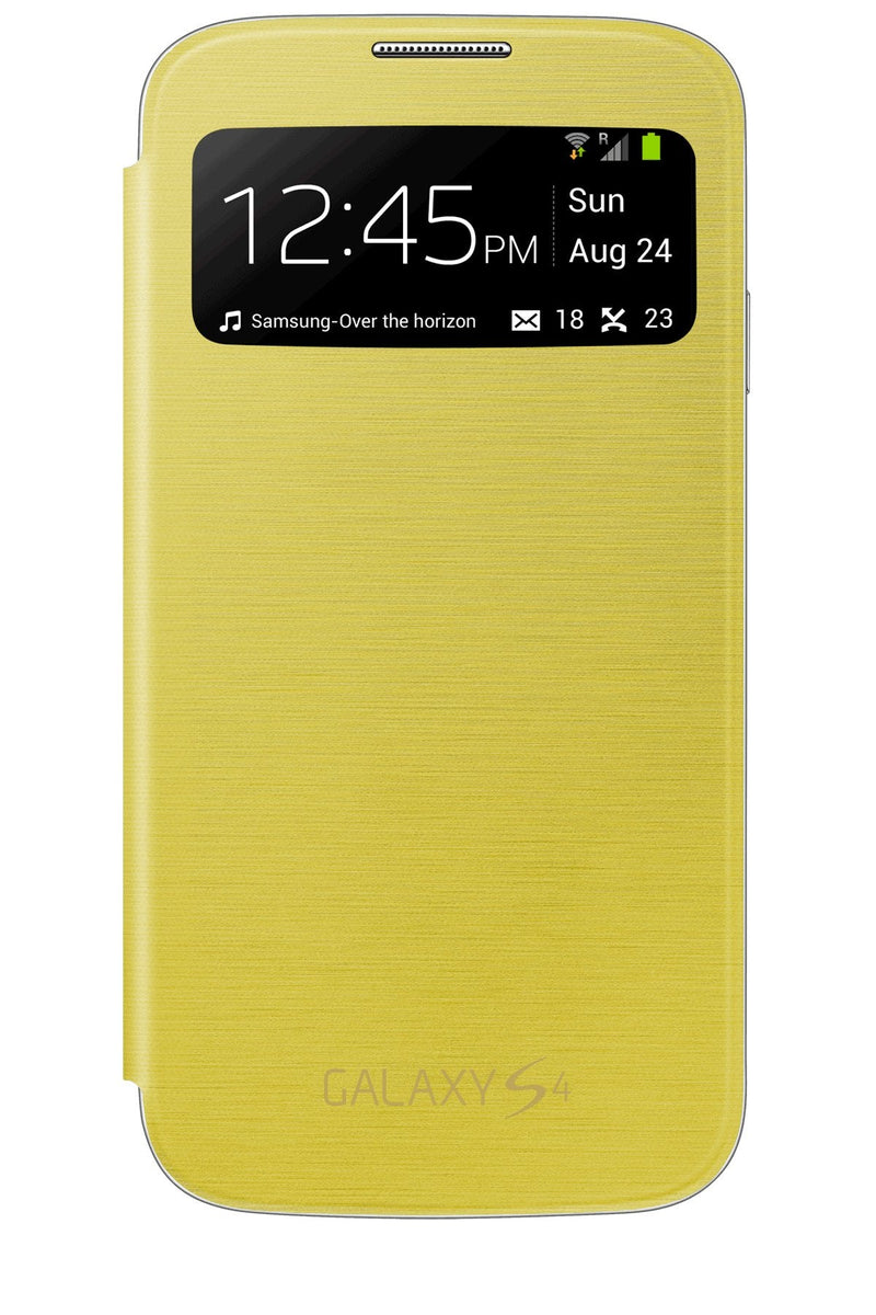 Samsung S View Case For Phone Mobile Phone Book Yellow
