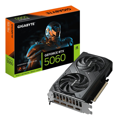 Gigabyte Graphics Card GeForce Rtx 5060 Windforce Max. Oc V2 8G — image 1