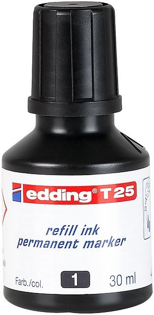 Edding Frasco Ink T25 Marker Permanente 30ML Black
