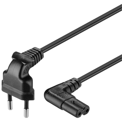 Goobay Cable Power Power Cable CEE7/16 To C7. Black. 0.75M — image 1
