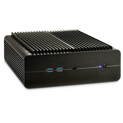 PC Case Inter-tech Geh Mini ITX IP-60 Black 2x USB 3.0 77X210X240MM — image 1
