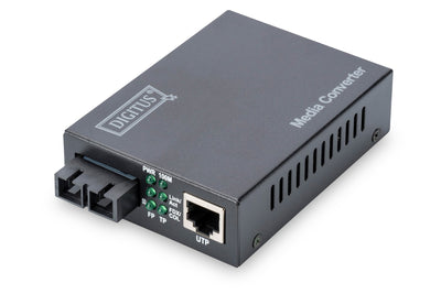 Digitus Converter Medios Monomodo 100BASE-TX a 100BASE-FX Conec Sc + 20KM — image 1
