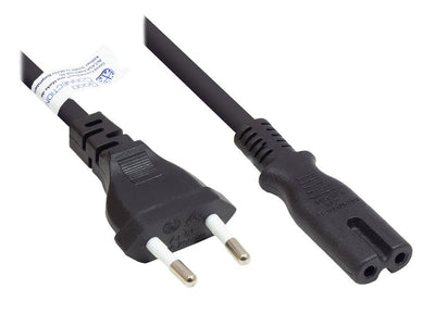 Good Connections Euro-cable Power An C7 Euro 8 Bu. Black 5M — image 1