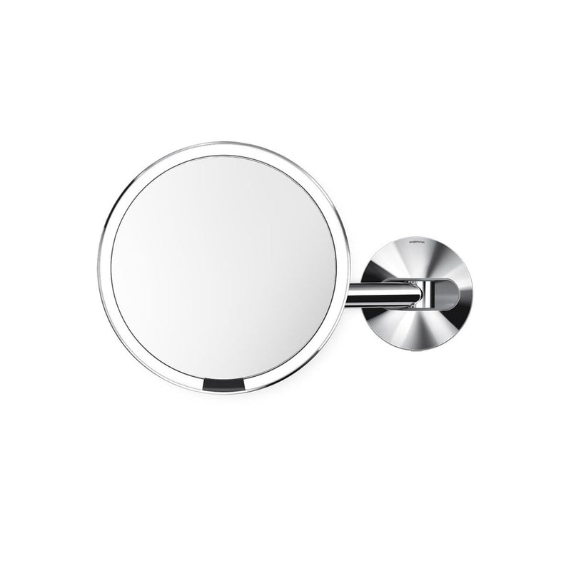 Simplehuman ST3016 Mirror Makeup Ventosa Alrededor Steel Pulido