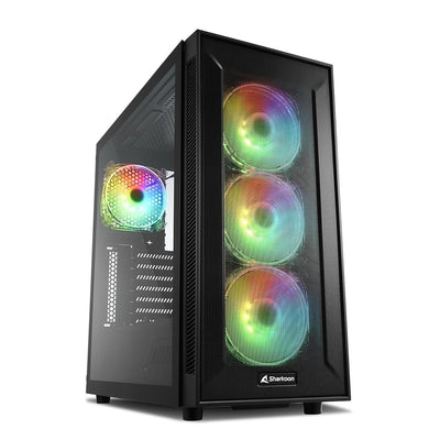 Sharkoon PC Case TG6M ATX 2XUSB3.0 2XUSB2.0 Without Power Supply RGB — image 1