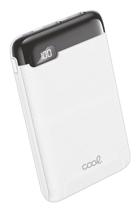 Cool Battery External Power Bank 5000MAH Display 10W White