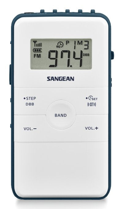 Sangean DT-140 White Radio Bolsillo Fm Am Battery Rechargeable — image 1