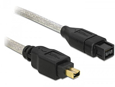 Delock Cable Firewire 9 Pin Male 4 Pin Male 1M — image 1