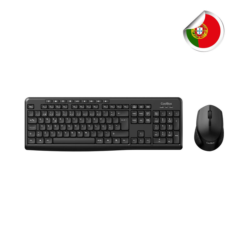 Coolbox Kit Keyboard Mmedia + Wireless Mouse Pt