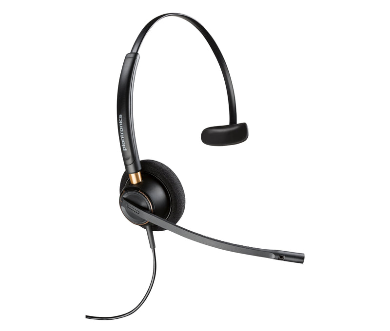 Poly Encorepro 510D Encorepro 500 Series Auricular Oreja Cableado Quick Disconnect Negro Conforme a Taa Certif