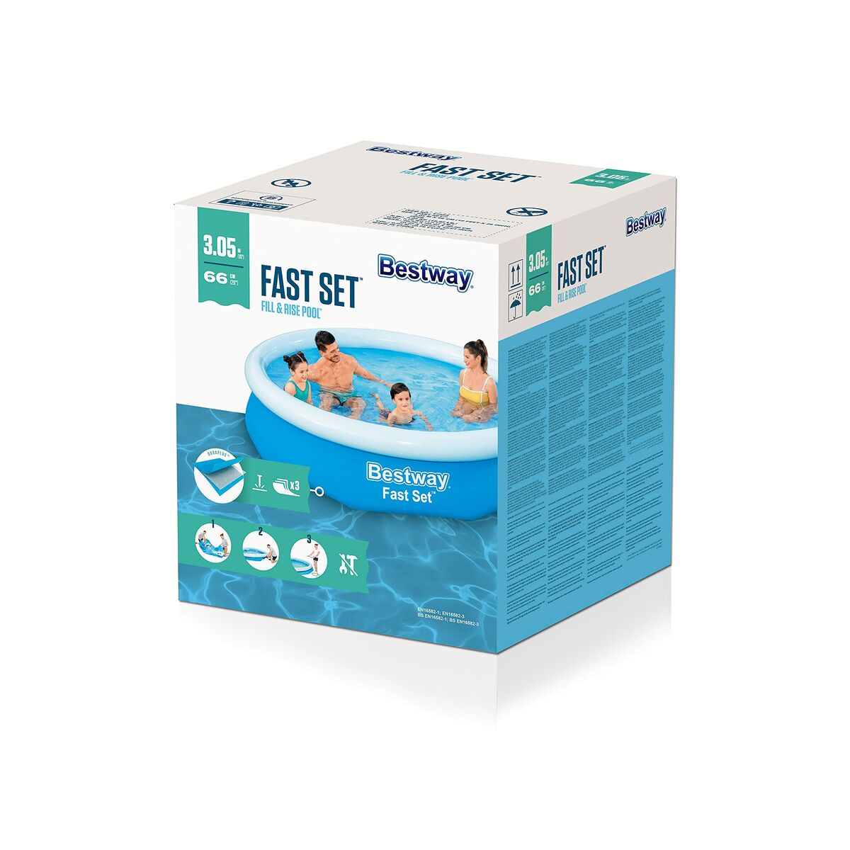 Bestway Inflatable Pool Bestway Blue 3200 L 305 X 66 Cm