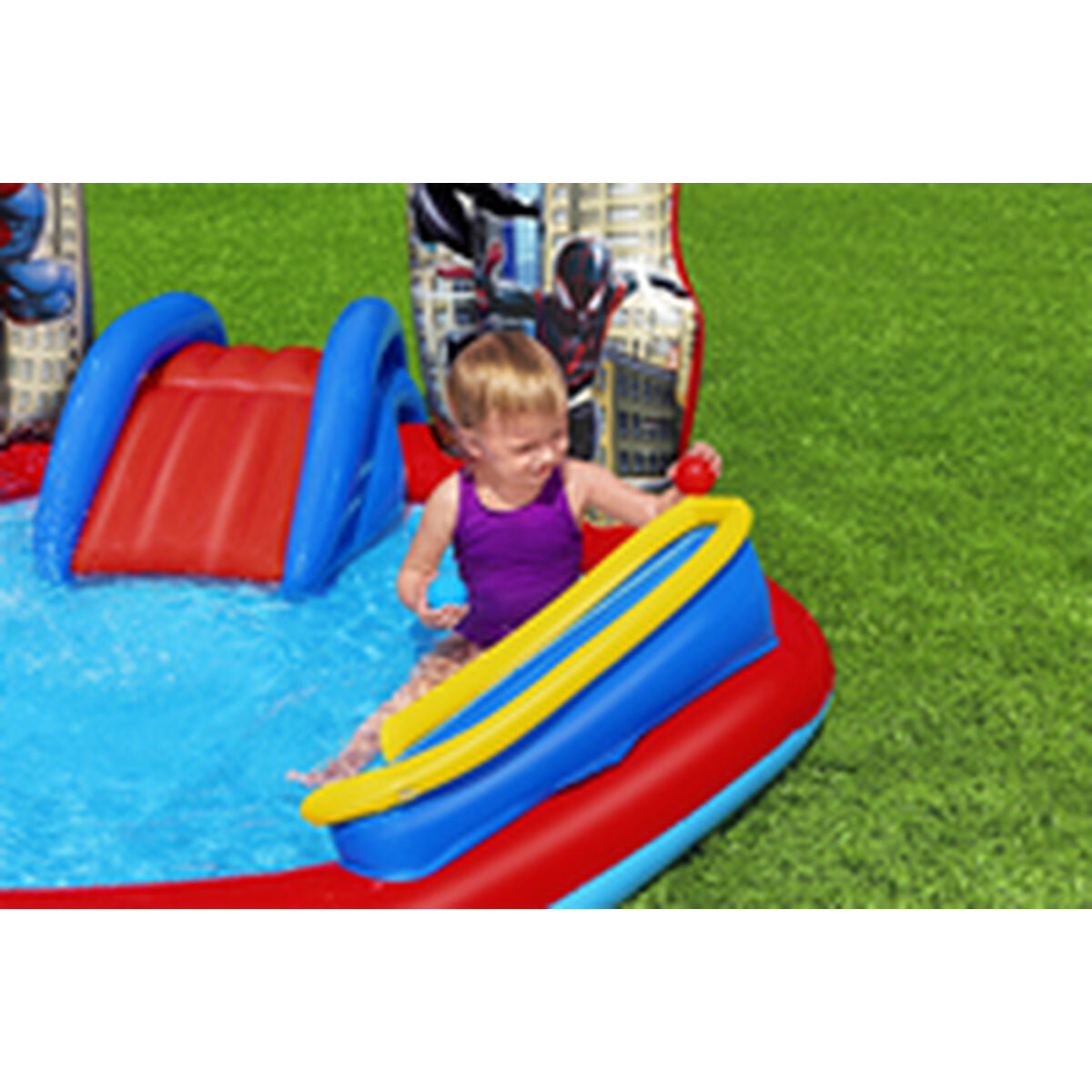 Bestway Children's Pool Bestway Spiderman 211 X 206 X 127 Cm Playground