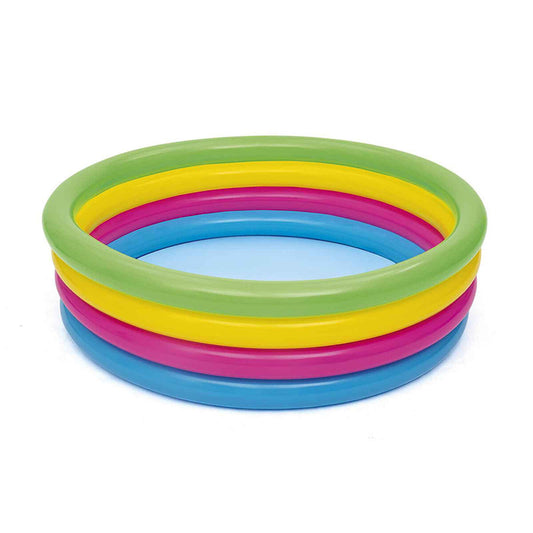 Bestway Inflatable Paddling Pool For Children Shine Inline Rainbow 157 X 46 Cm