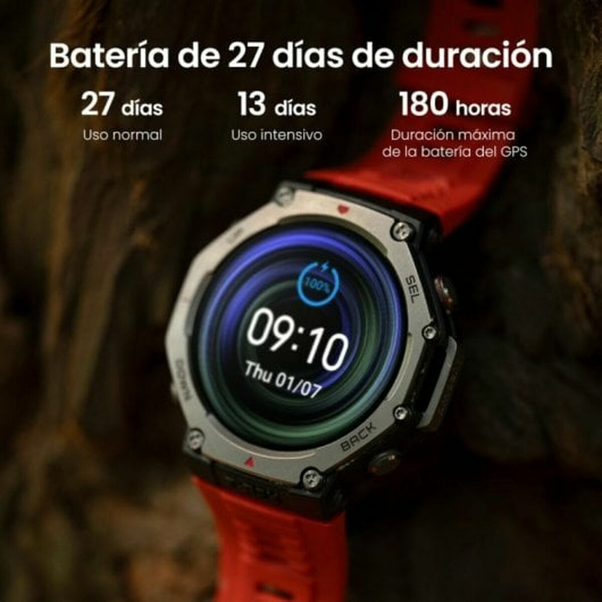 Amazfit Smartwatch Amazfit W2323Gl1N Black 1,5"
