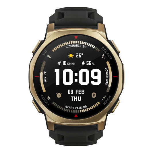 Amazfit Smartwatch Amazfit W2548Gl1N Black Golden Ø 44 Mm