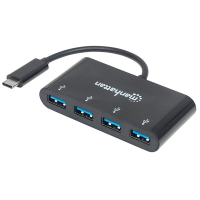 Manhattan Hub USB-C 3.2 Gen 1 With 4 Ports USB-A 4 Ports Type a, Alimentado Bus — image 1