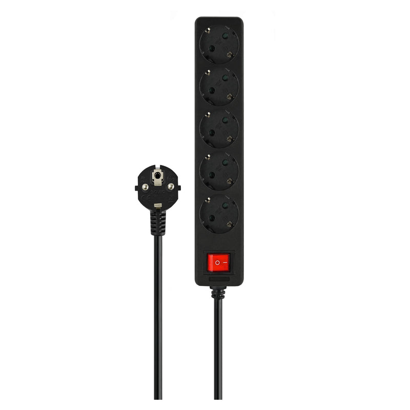 Savio Power Strip LZ-15 Schuko, 5 Sockets 5M