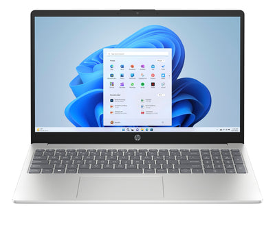 HP Laptop 15 FD0329NS Core N100 15.6 8GB SSD 256GB W11 Silver — image 1