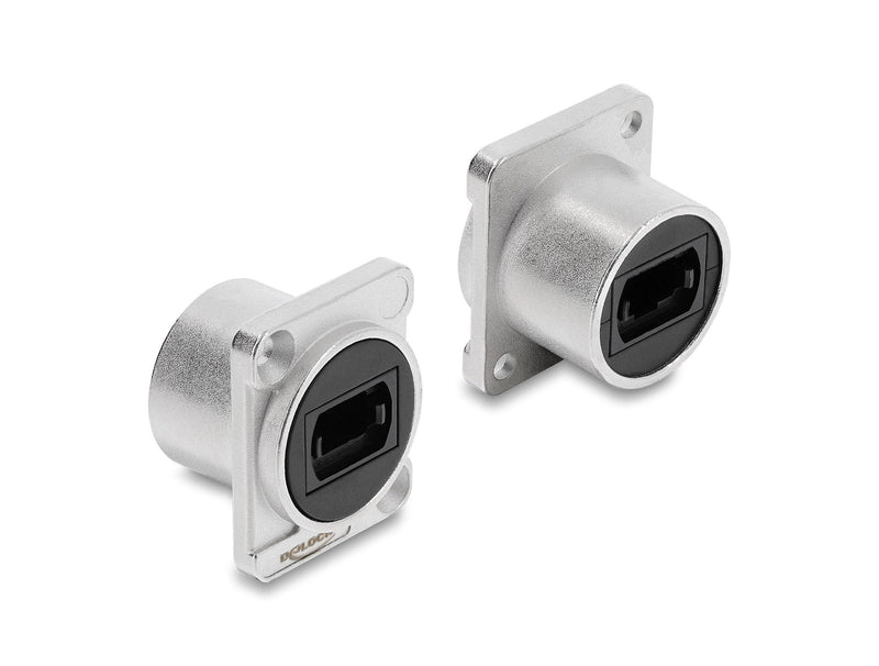 Delock D Type Módulo Mpo Connector Female a Female Silver
