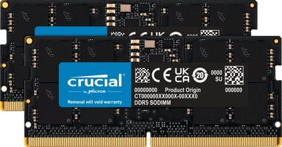 Crucial RAM SODIMM DDR5 32GB 2X16GB 4800 C40 1,1 Volt CT2K16G48C40S5 — image 1