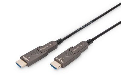 Digitus HDMI Aoc Hybrid Cable Fibre Optic 4K DESMONTABLE10M Black — image 1