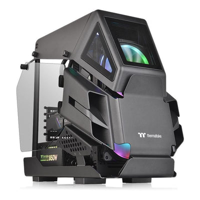 Thermaltake PC Case Tower M-atx Ah T200 Black 2XCRISTAL Tempered CA-1R4-00S1WN-00 — image 1