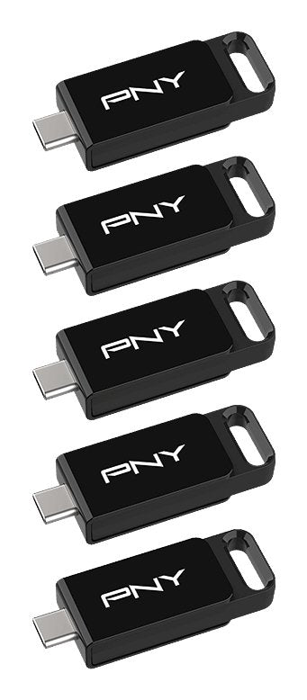 Pny Usb-mick 64GB Elite USB 3.2 Tipo-c 5-PACK Retail