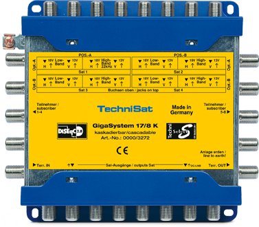 Technisat Gigasystem 17/8K, Conmutador Múltiple 0000/3272 — image 1