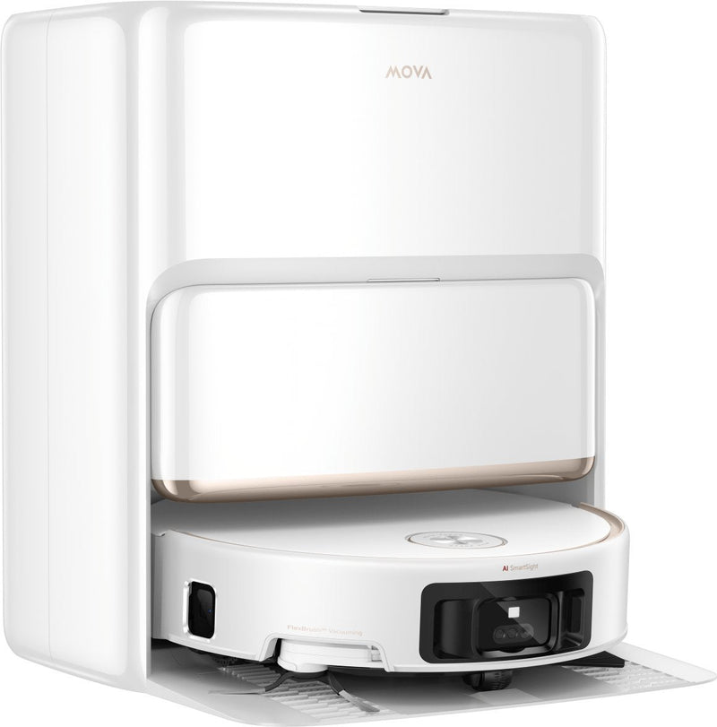 Aspiradora Robot Completo Mova Z60 Ultra Roller, Blanco
