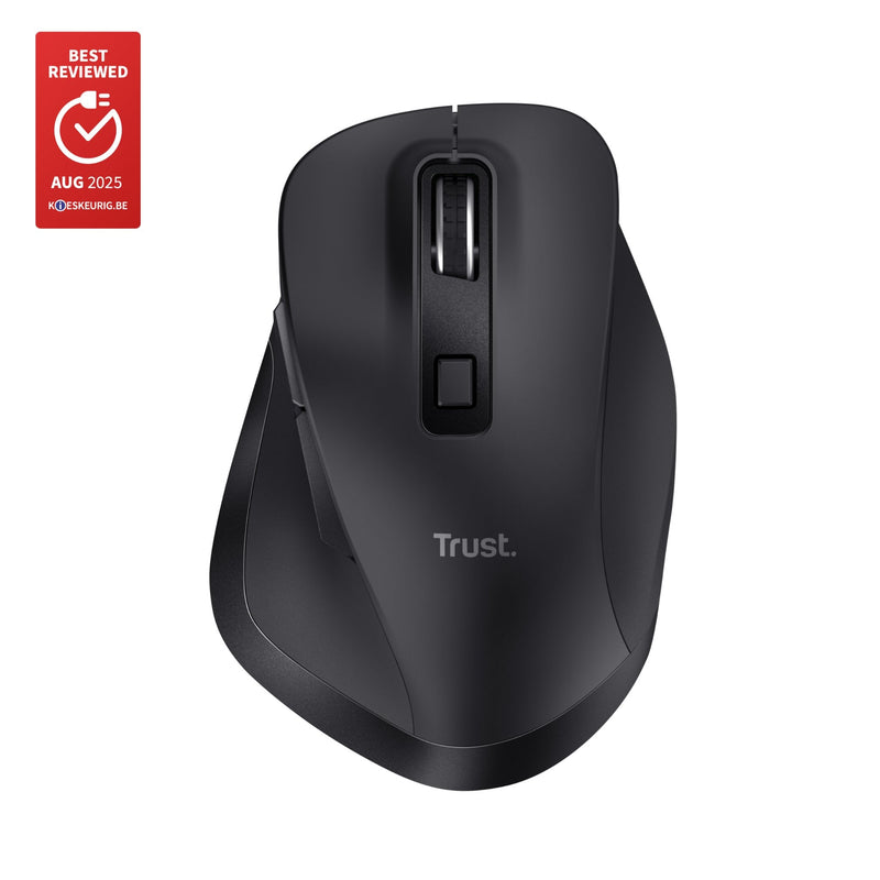 Trust Mouse Optico Fyda Wireless Multidispositivo Black Span Data-teams'true'Bluetooth/Span/ DPI 800-2400