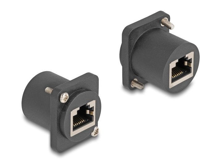 Delock 88106MÓDULO Type-d RJ45 Female a Female With Screws Black