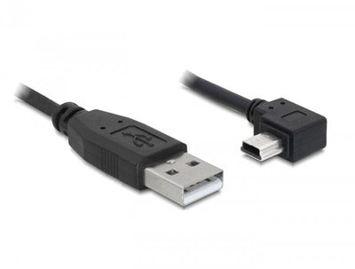 Delock 82684 USB Cable 5M USB 2.0 USB a Mini-usb B Black — image 1