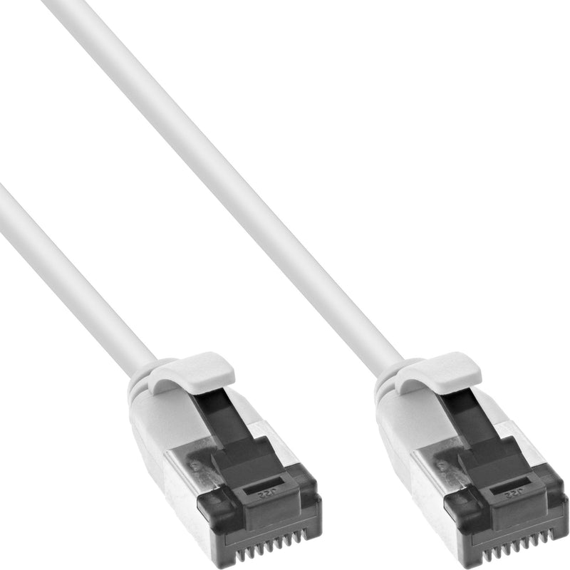 Inline® Network Cable Slim, U/FTP, CAT.8.1, Tpe Halogen-free, White 2M