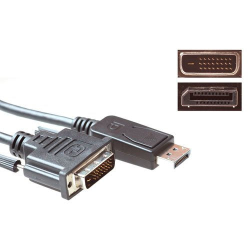 Conversion Cable DisplayPort Male To DVI Male 1.80M