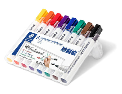 Staedtler Marker Whiteboard White Lumocolor Box 8UDS — image 1