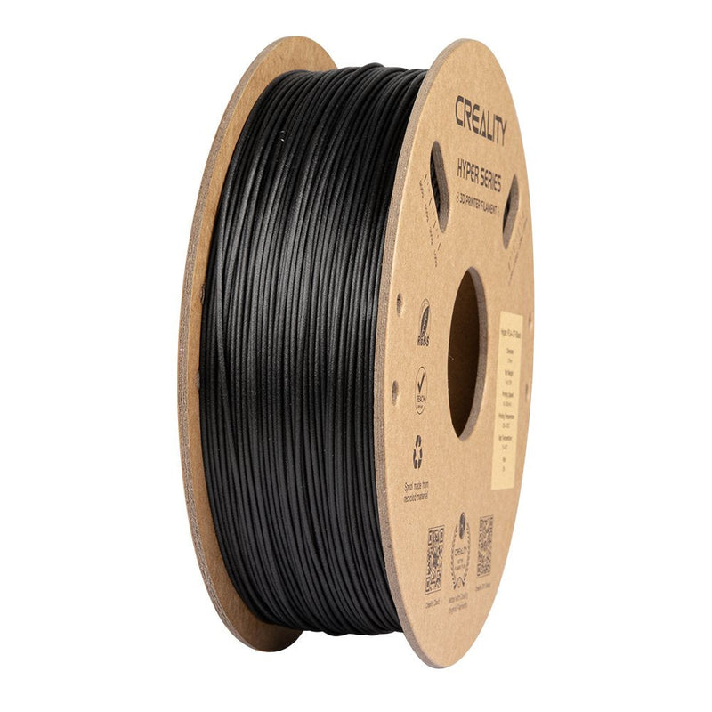 Creality Pla Hyper Carbon, Filamento 3D Black 1KG, 1,75MM, Roll 3301060015