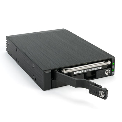 Fantec MR-25DUAL, Frame Removable SATA + Sas HDD/SSD 2,5, Black — image 1