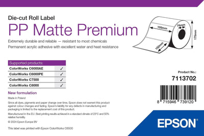 Epson 7113702 Label Printer White Label Printer Self-adhesive — image 1
